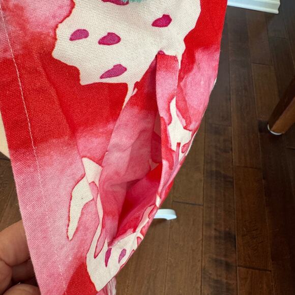 ANTHROPOLOGIE Apron Flamingo Print 100% Cotton - Picture 7 of 11